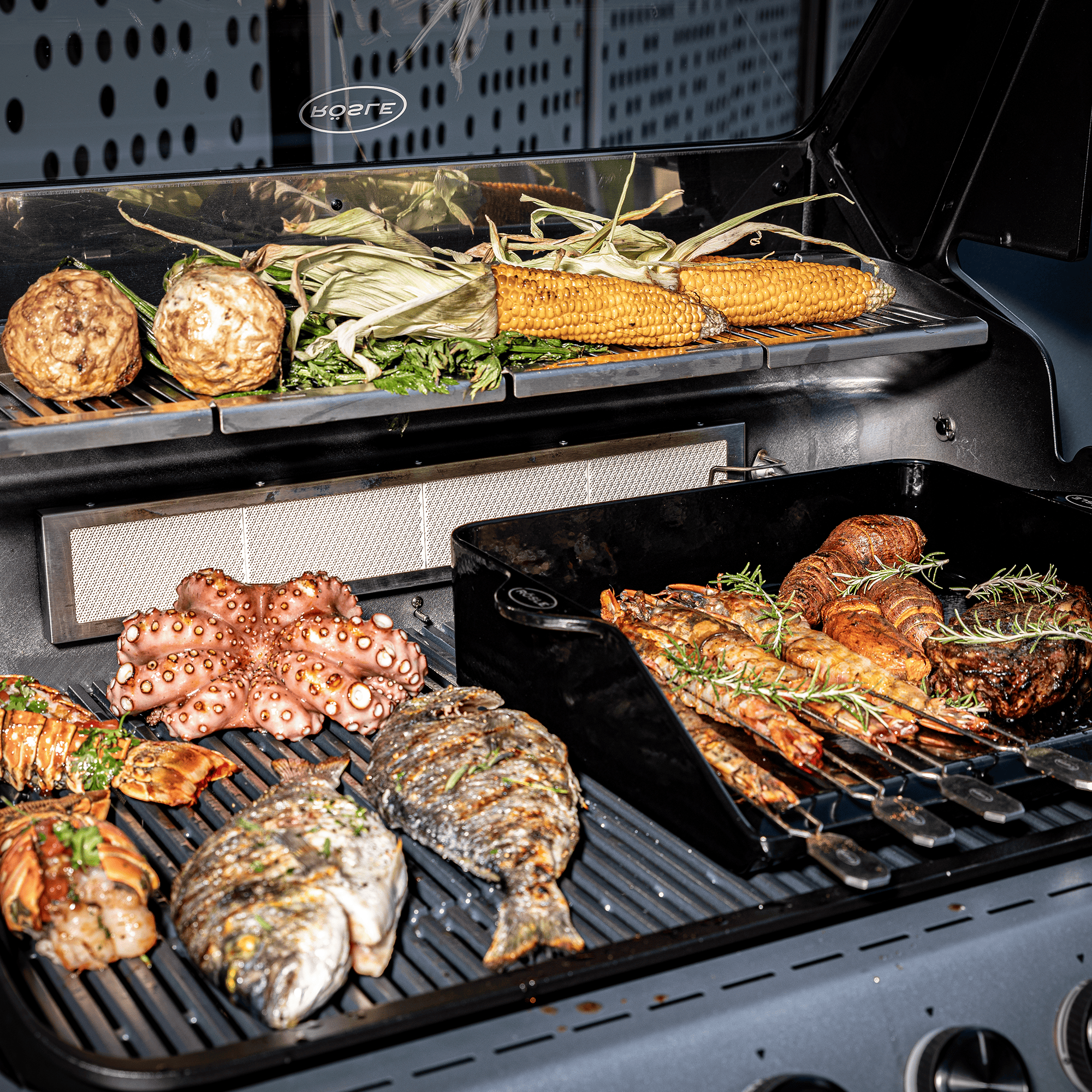 rösle grill im einsatz